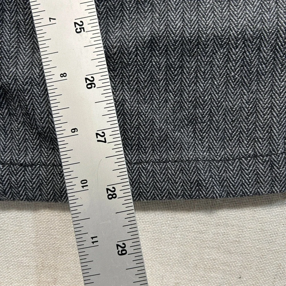 The Children's Place Herringbone Dress Pants Boys Size 14 Black Grey